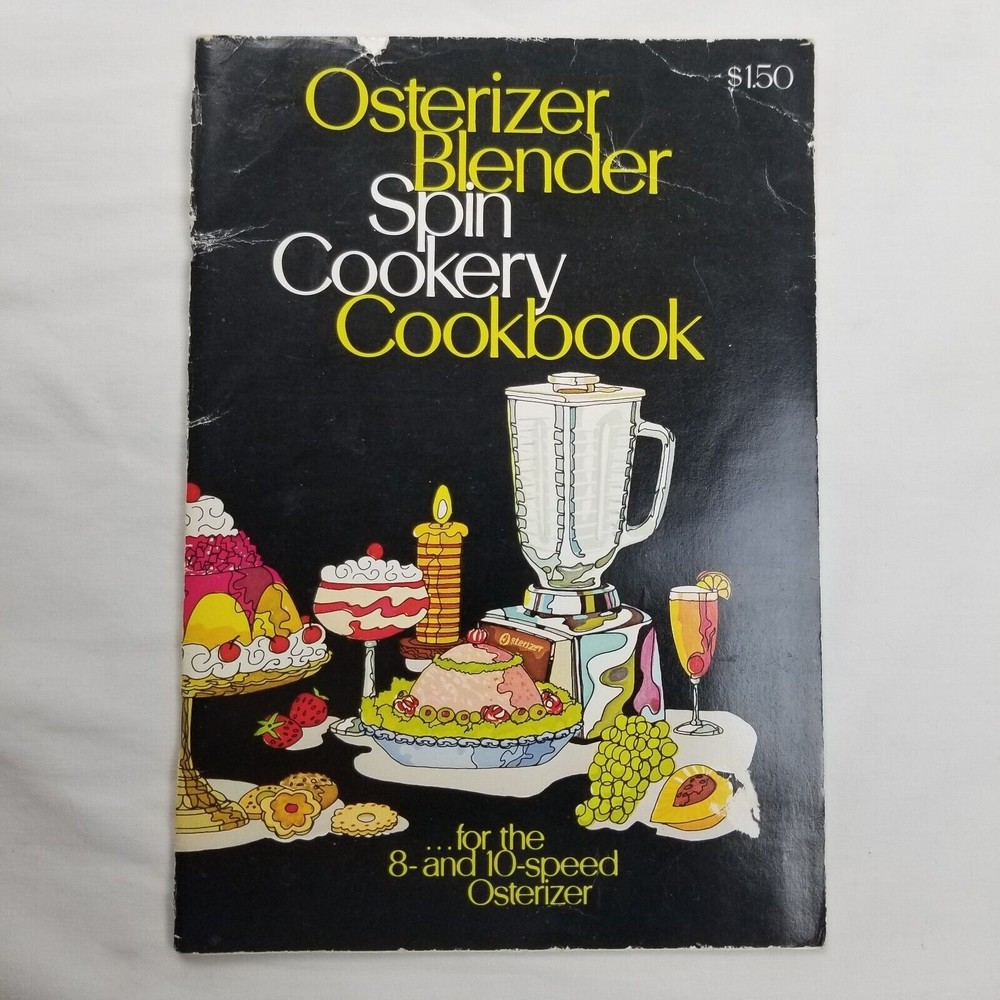 4/$25  Vintage 70s Appliance Magazine Cookbook Manual Osterizer Blender Spin